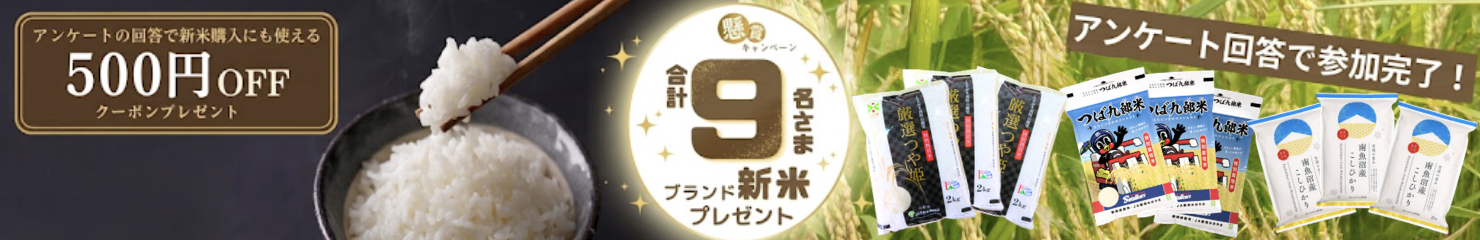 懸賞キャンペーン新米