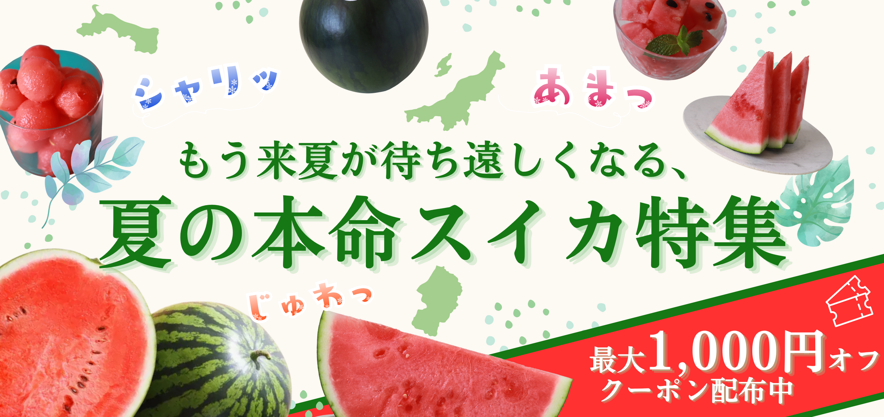 シャリッ、じゅわっ、あまっ。もう来夏が待ち遠しくなる、夏の本命